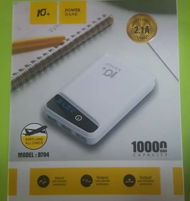 Batteries externes Li ion Power bank b704